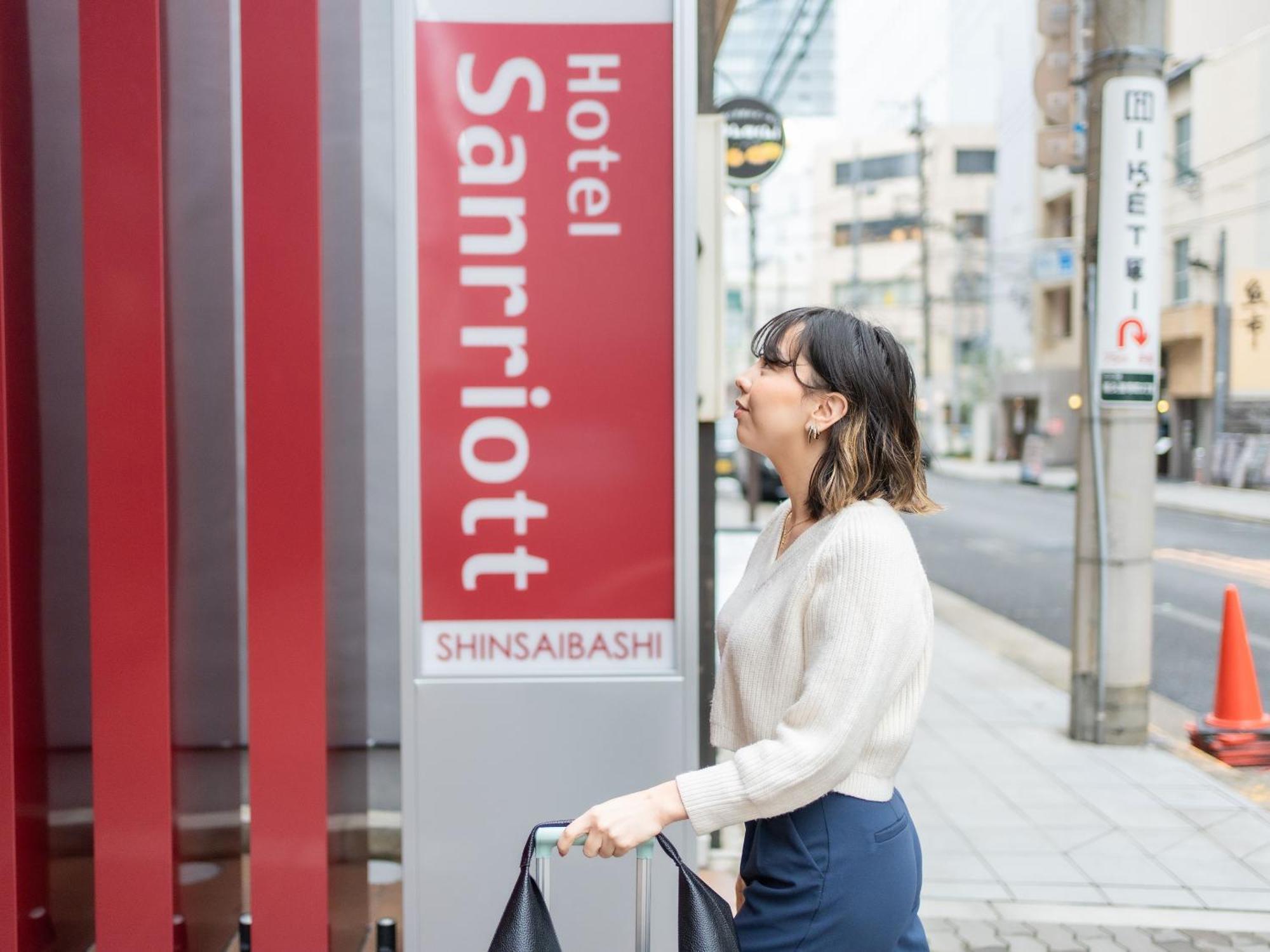 Hotel Sanrriott Shinsaibashi Ōsaka Eksteriør bilde